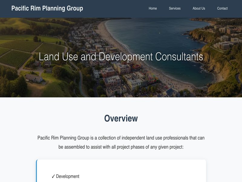 Pacific Rim Planning Group website